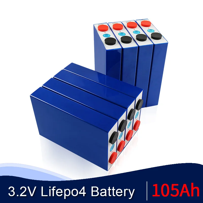

16PCS Original 3.2V 105AH not 135AH LiFePo4 Battery Lithium iron Cell for 12V 24V 48V EVE RV solar energy storage EU US TAX FREE