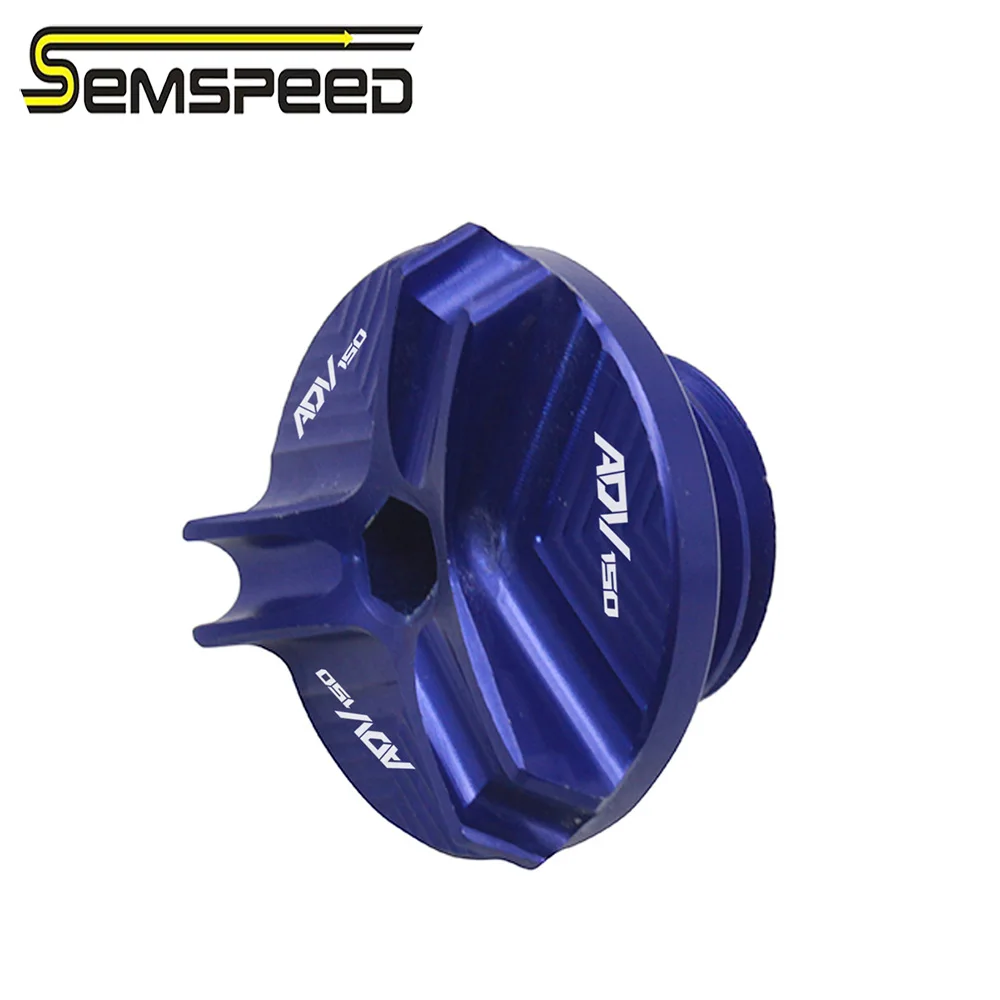 SEMSPEED 5 цветов ADV150 логотип красный мотоциклетный масляный наполнитель сливной