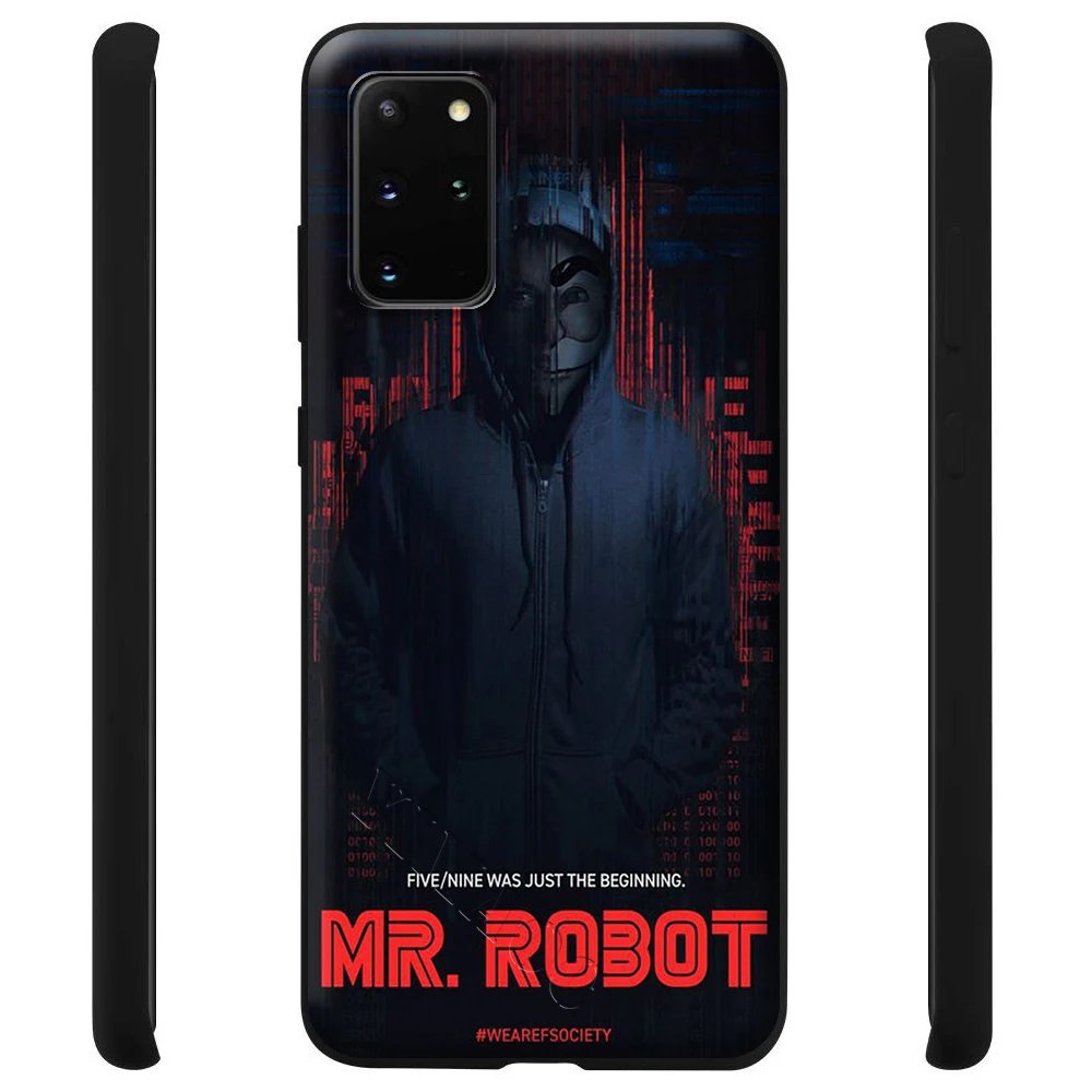 Чехол YIMAOC Mr Robot для Samsung Galaxy A7 A8 A9 A10 A20 A30 A40 A50 A70 M10 M20 M30 S10 S10e J6 Plus|Бамперы| |