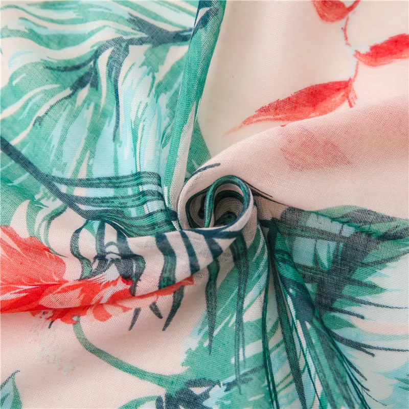 

Lady Leaf printing Cotton Shawl Autumn And Winter new Headscarf Cotton Tassels Scarf Women's Beach Blanket Scarf Real Silk Scarf