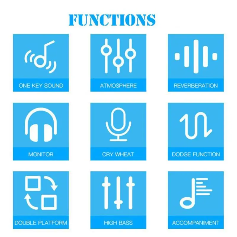

V8S Professional Condenser Karaoke Microphone Audio USB Headset Microphone E300 Audio Cable Wired Microphone For Compute