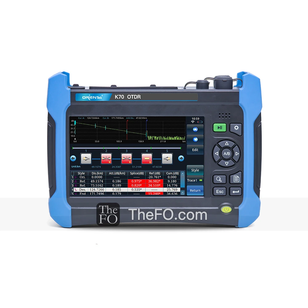Orientek K70 OTDR встроенный FIP OPM VFL SM /1625 PON/ ММ оптический измеритель коэффициента