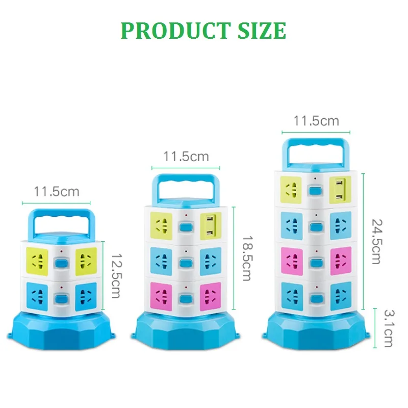 Штепсельная Вилка австралийского стандарта вертикального типа пролонгации