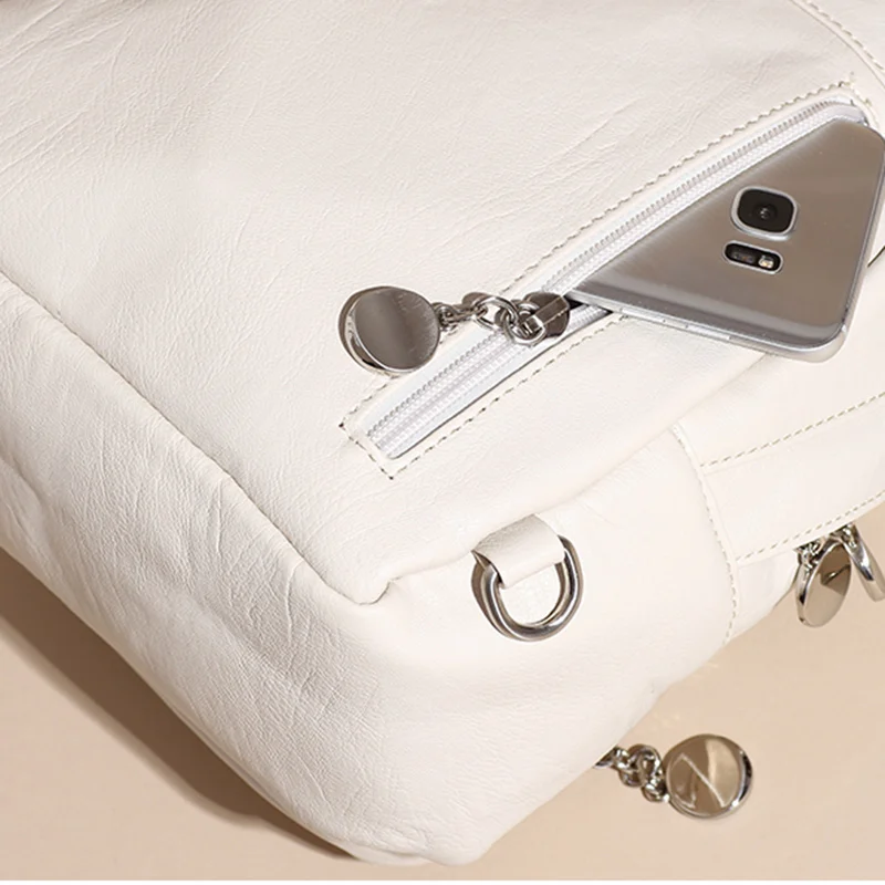 Рюкзак FSISLOVER из мягкой искусственной кожи для подростков школьные мини-рюкзаки