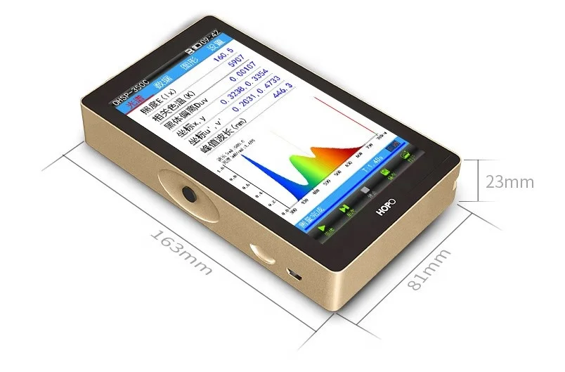 

LR-OHSP350C Spectral color illuminometer/Spectral scintillation illuminometer
