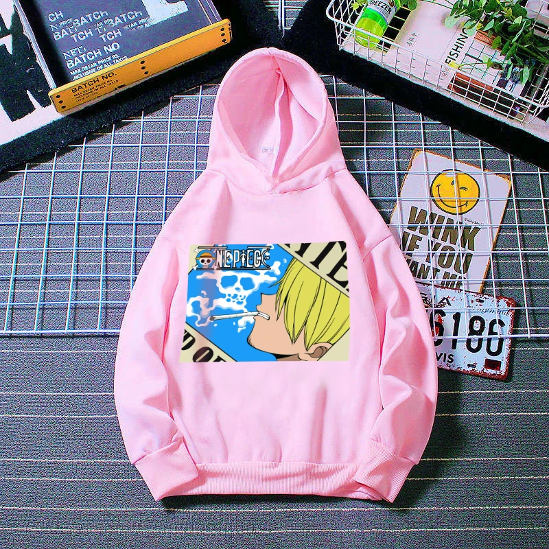 

Cute One Piece Chopper Harajuku Hoodie Girls Funny Cartoon Luffy Sweatshirts Ullzang Japanese Anime Kawaii Boy/Girl Sweatshirt