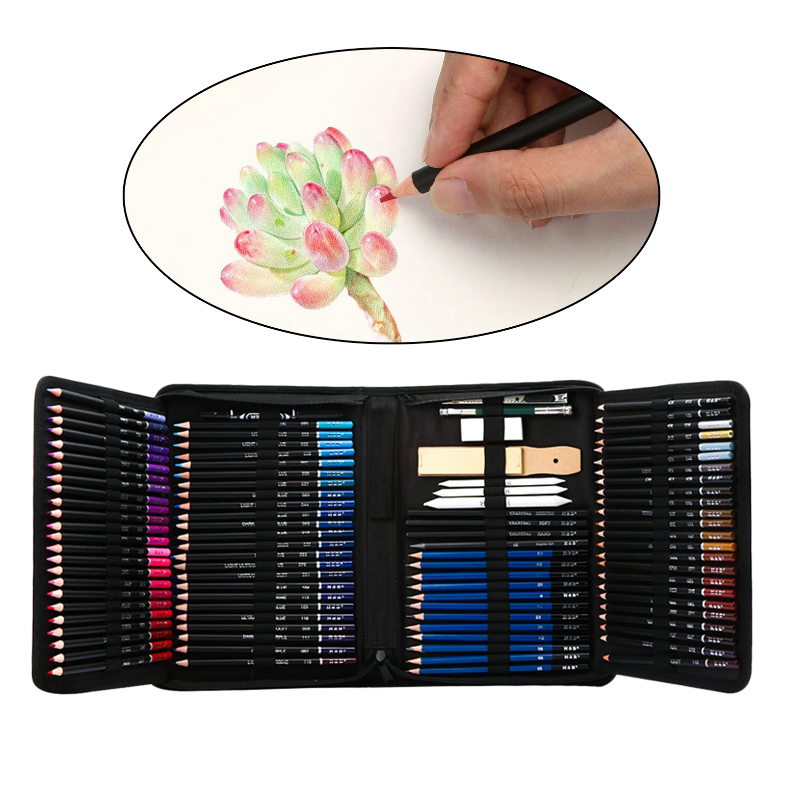 

120 Pcs Oil-based Colored Pencils for Art Sketches 12 Sets of