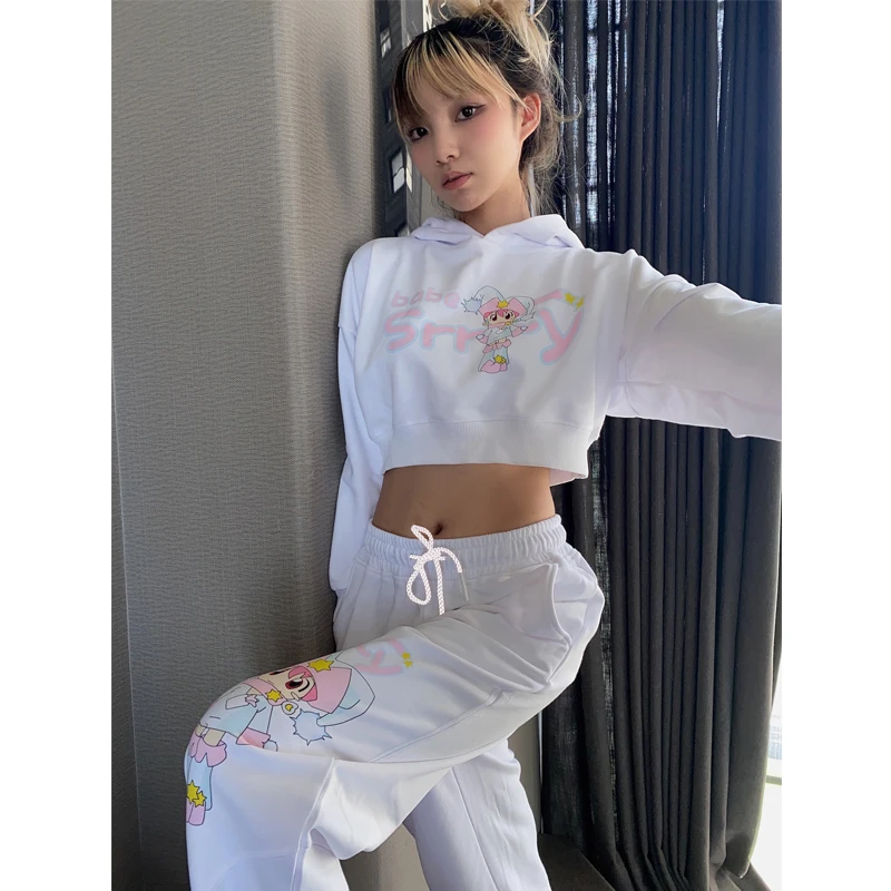 

Толстовка y2k Женская в Корейском стиле, модная женская Толстовка Оверсайз в винтажном стиле с длинным рукавом, 2021