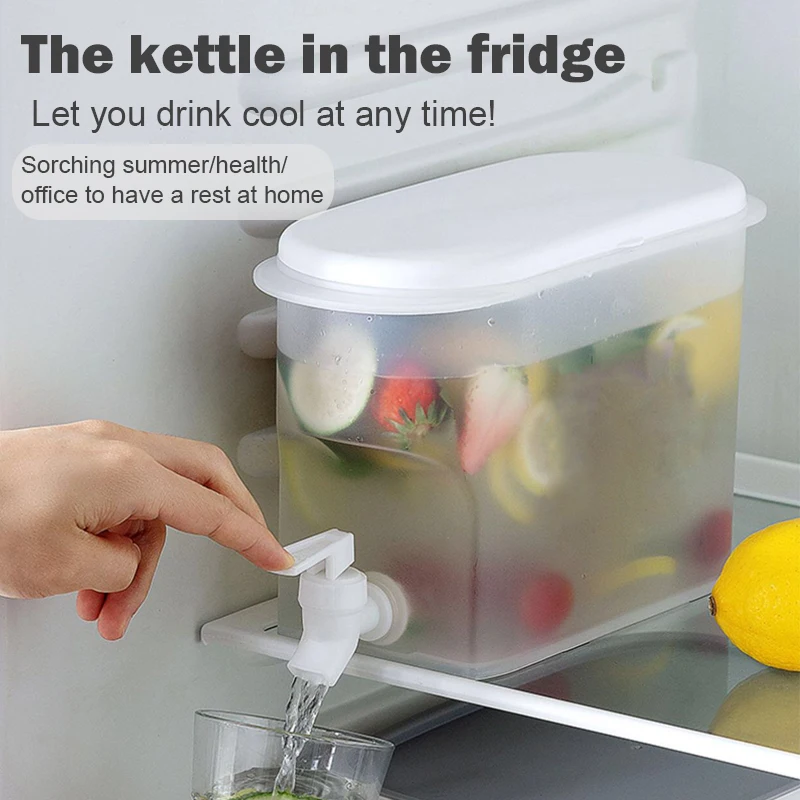 

3.5/3.8/4/5L Water Jug Pitcher with Faucet for Soft Drink Juice Lemonade Bottle Container with Tap Beverage Dispenser Keep Cold