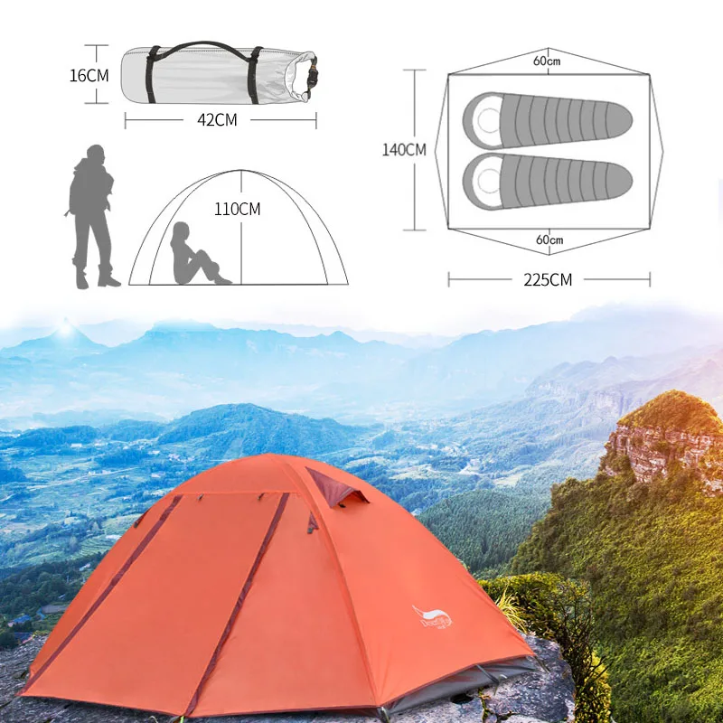 Профессиональная полевая палатка 1 2 человека алюминиевый полюс