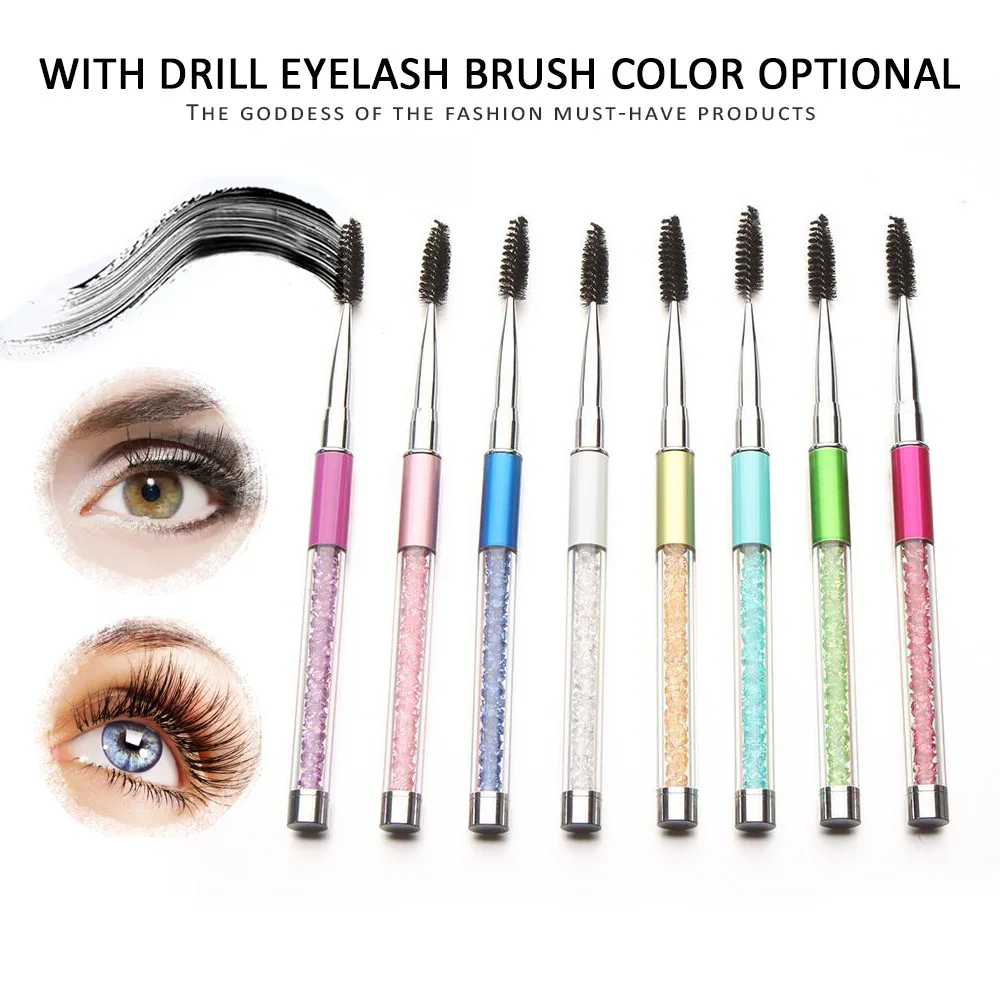 

1pcs fashion Eyelash brush comb with eyelashes eyelash comb makeup brush spiral eyebrow comb comb eyebrow eye makeup tools