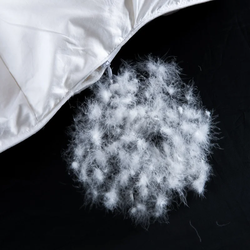 TUTUBIRD Роскошные Гусь утка вниз стеганое одеяло зима Европейский стиль одеяло с наполнителем х/б чехлом King queen Twin Размеры
