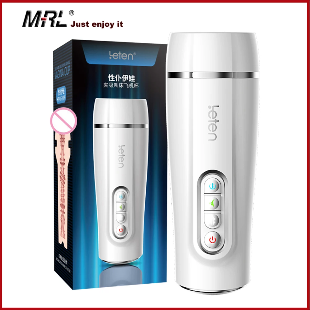 Автоматический интеллектуальный Мужской мастурбатор Leten искусственная вагина
