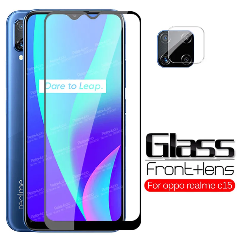 

Защитное стекло для экрана и камеры Realme C15, 6,5 дюйма