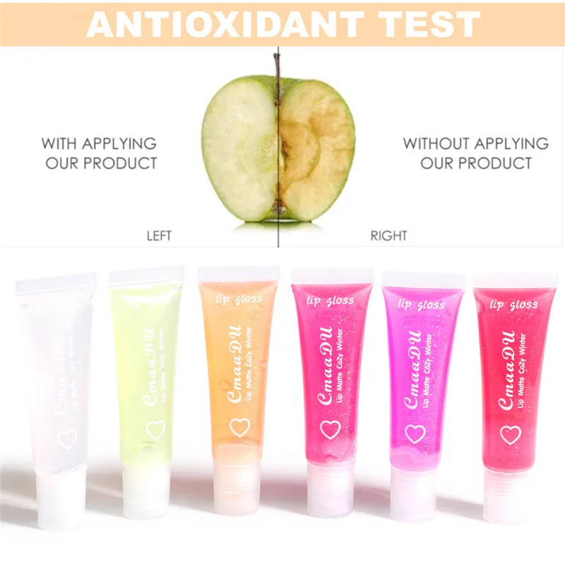 

CmaaDu Lip Matte Cozy Winter Lip Oil Plumping Lip gloss Scented Lip Jelly Big Lip Gloss Moisturizer Shiny Vitamin E Mineral Oil