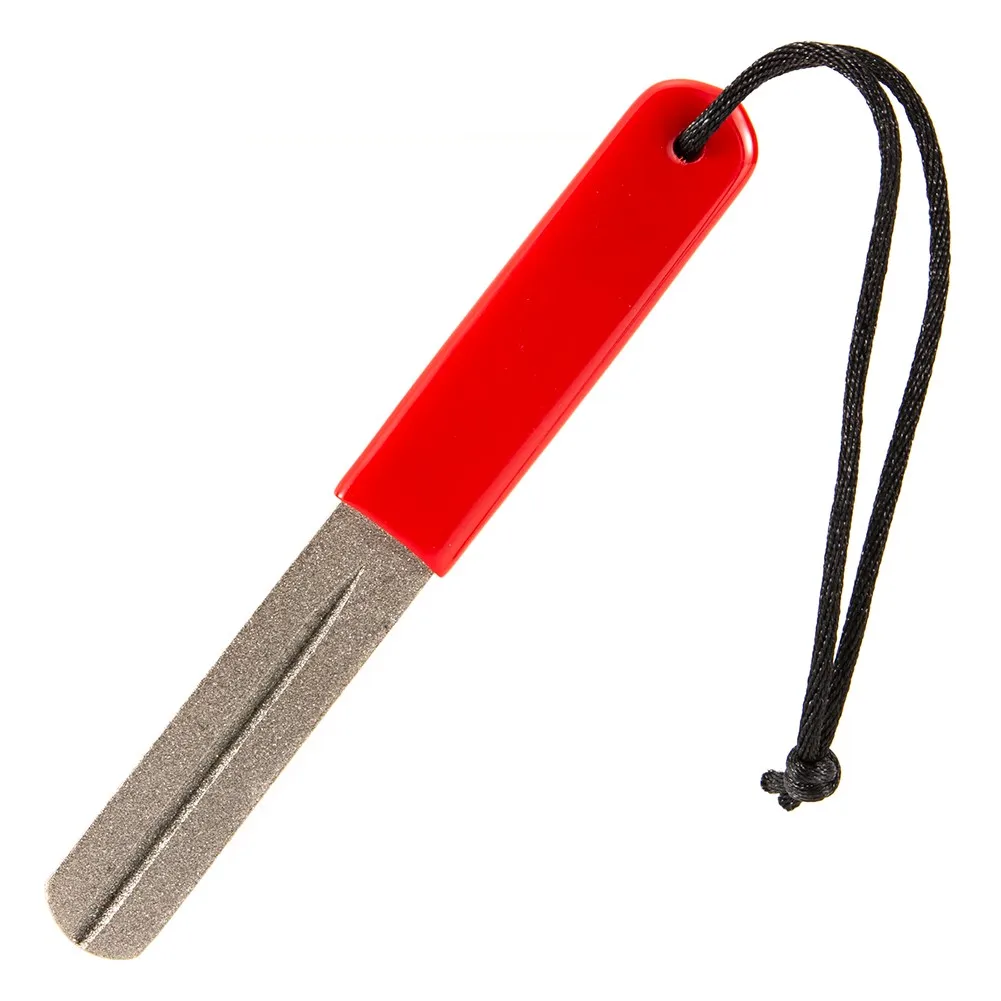 Уличная портативная Мини точилка для рыболовных крючков с двумя слотами