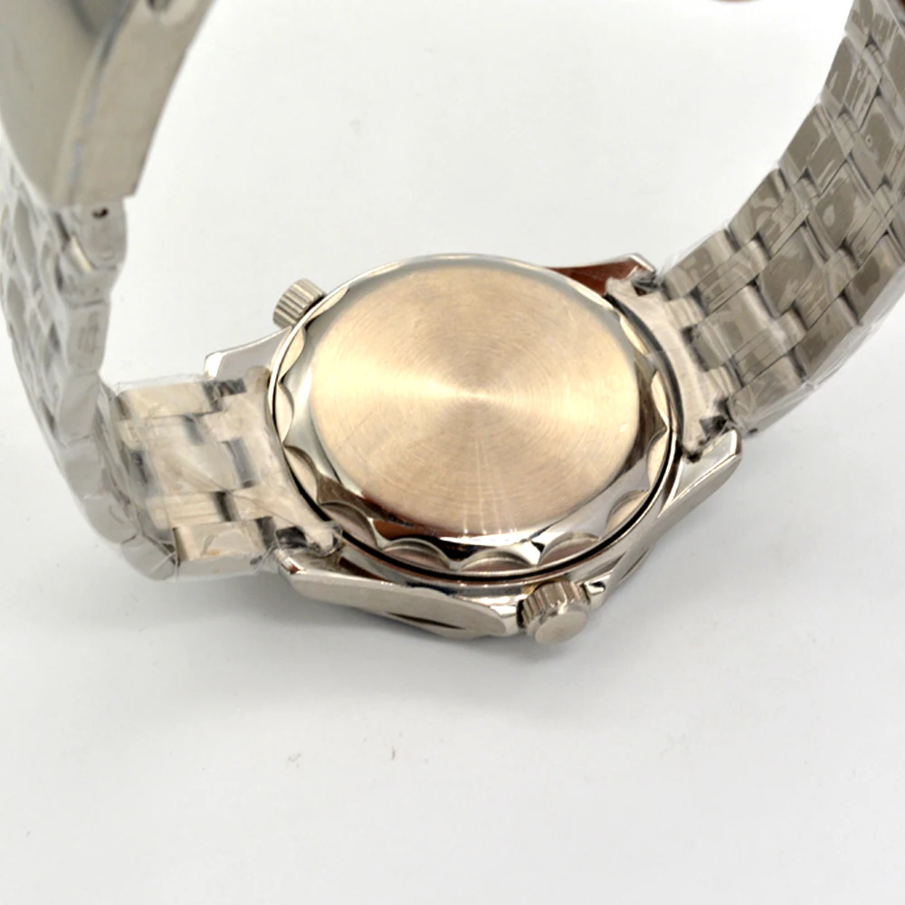 Мужские наручные часы BLIGER с черным циферблатом GMT волнистым узором и датой