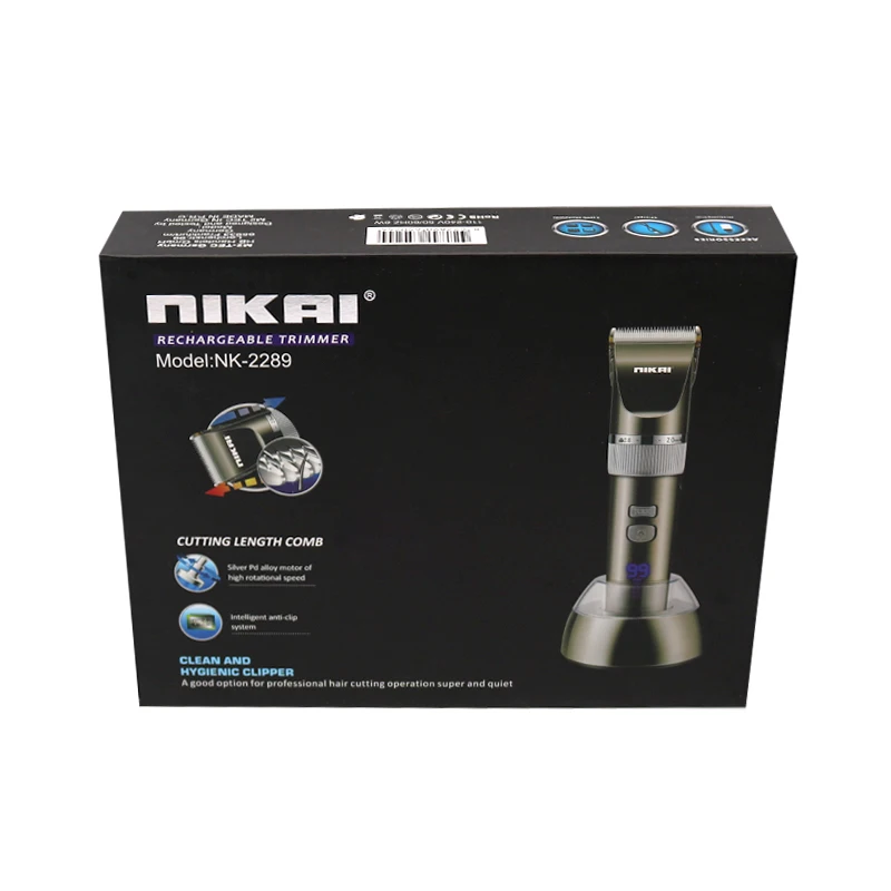 rechargeable professional hair trimmer electric clippe haircutting machine cut adjustable blade USB charger | Бытовая техника