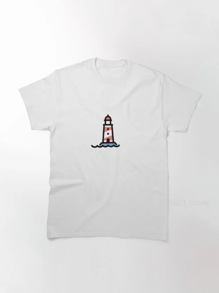 Классическая футболка с надписью всегда есть Маяк | Мужская одежда