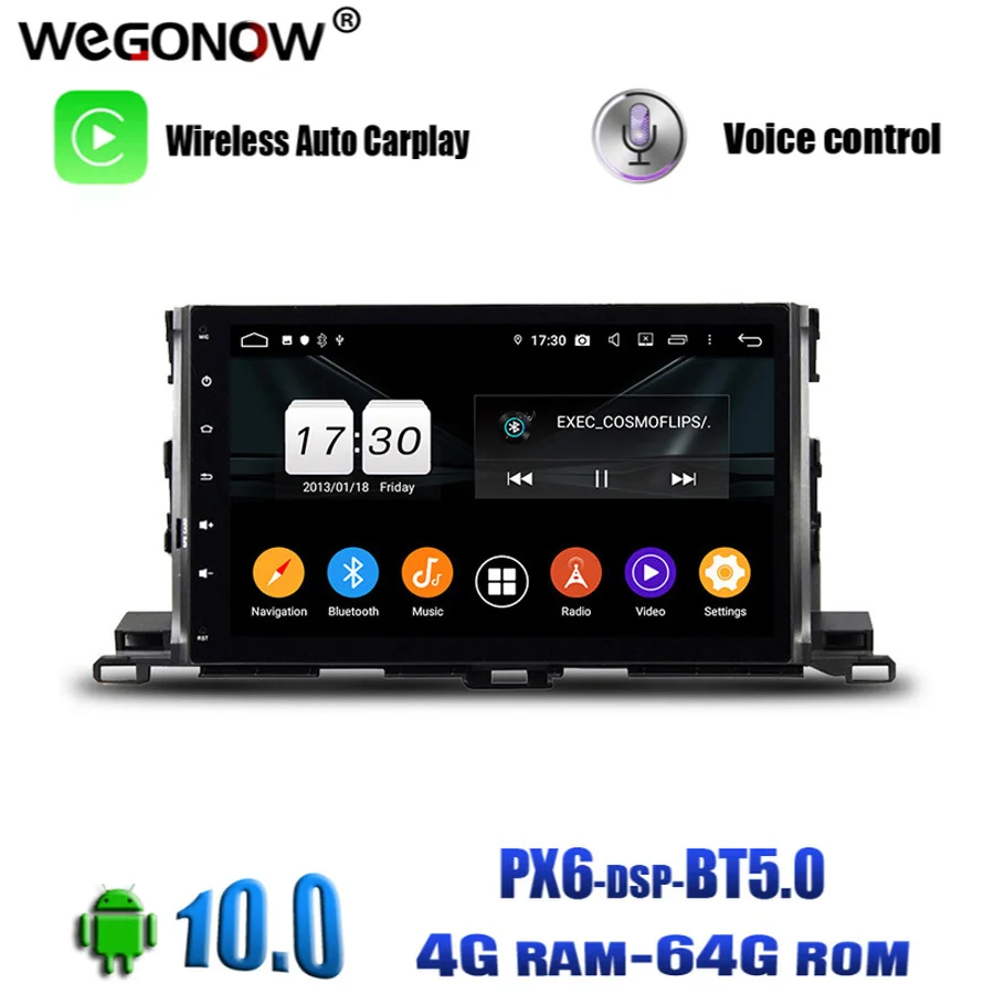 DSP PX6 10 1 &quotIPS Android 0 4 Гб Оперативная память 64 Встроенная 8core dvd-плеер для автомобиля