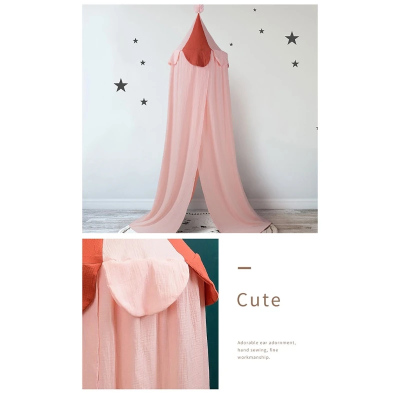 Противомоскитная хлопковая детская навес москитная сетка для кровати принцессы