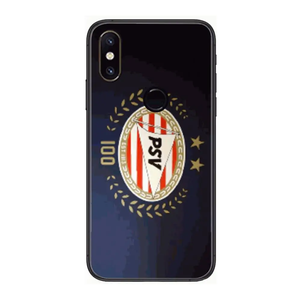 

Tpu PSV Eind hoven Football Phone Case For xiaomi M2 C3 X3 F2 Lite NFC 6 5 x Poco k30 Pro Anime Black Cover Silicone Back Prett