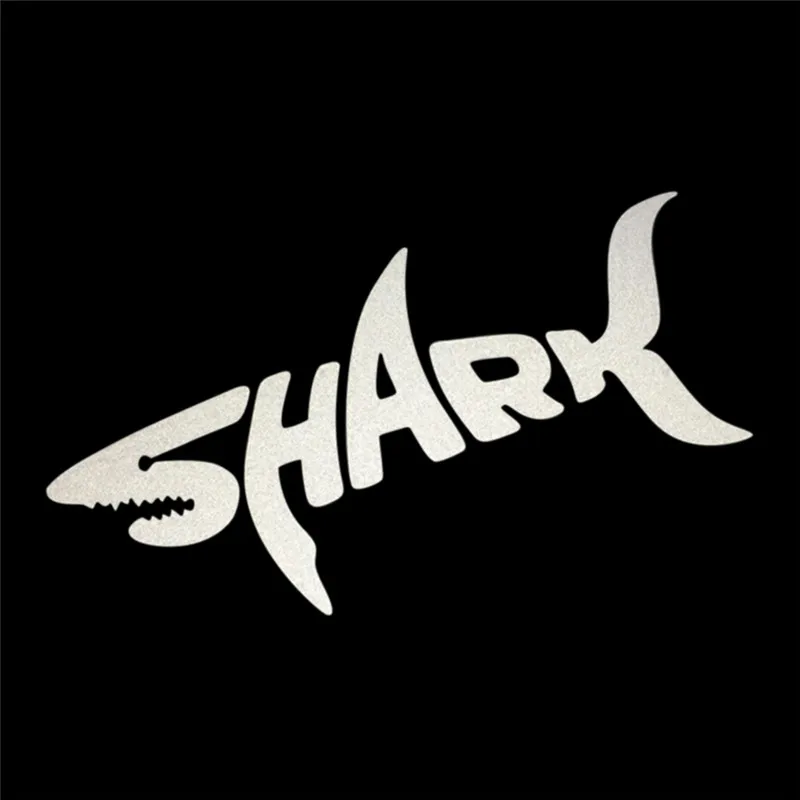 

Black White Creative SHARK Auto Car Trunk Thriller Rear Window Body Stickers