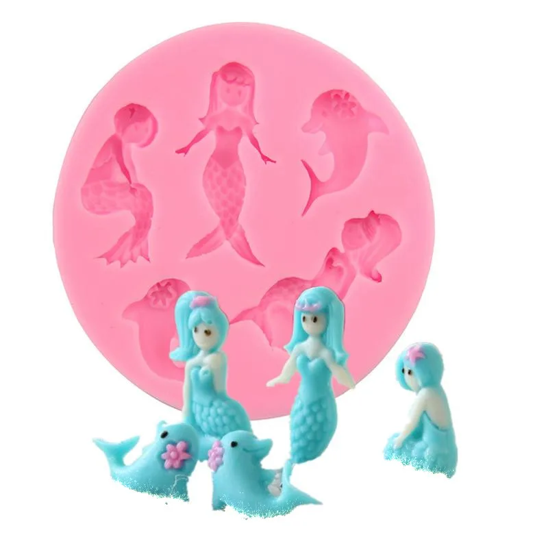 Шоколадная форма для выпечки в виде дельфина 7 7*1 см|Формы тортов| |