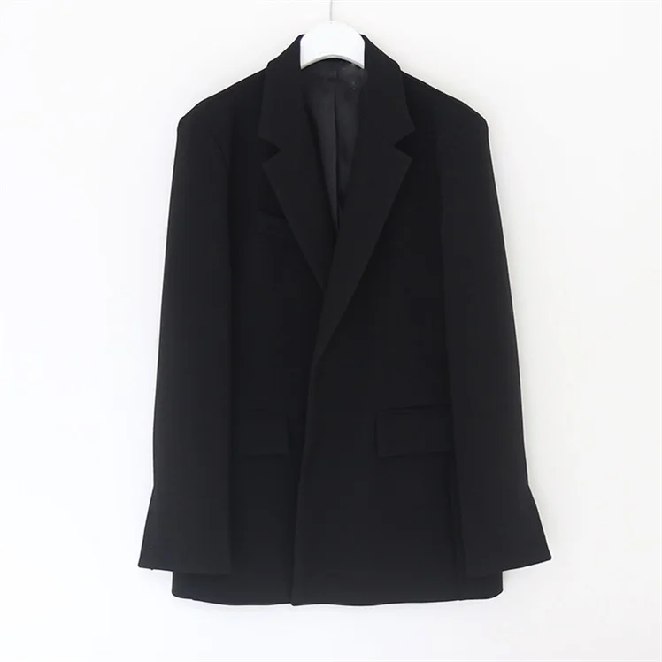

Small suit in the long retro belt Korean casual temperament ins suit jacket women blazer feminino