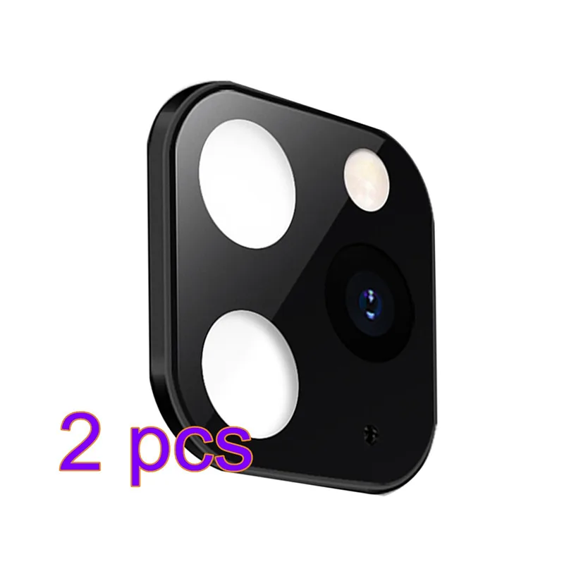 2pcs No.2 black 1/2 шт. для iPhone Apple iPhone X XS MAX секунд изменение для 11Pro для iPhone 11 PRO MAX наклейка на рассеиватель изменение Камера Защитная крышка - Цвет: 2pcs No.2 black