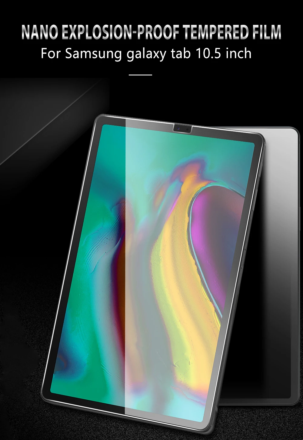 С уровнем твердости 9H закаленное Стекло Экран протектор чехол Защитная пленка для samsung galaxy TAB S6 10,5 S4 S5E T720 T860 T835 T590 закаленное гвардии 2 шт