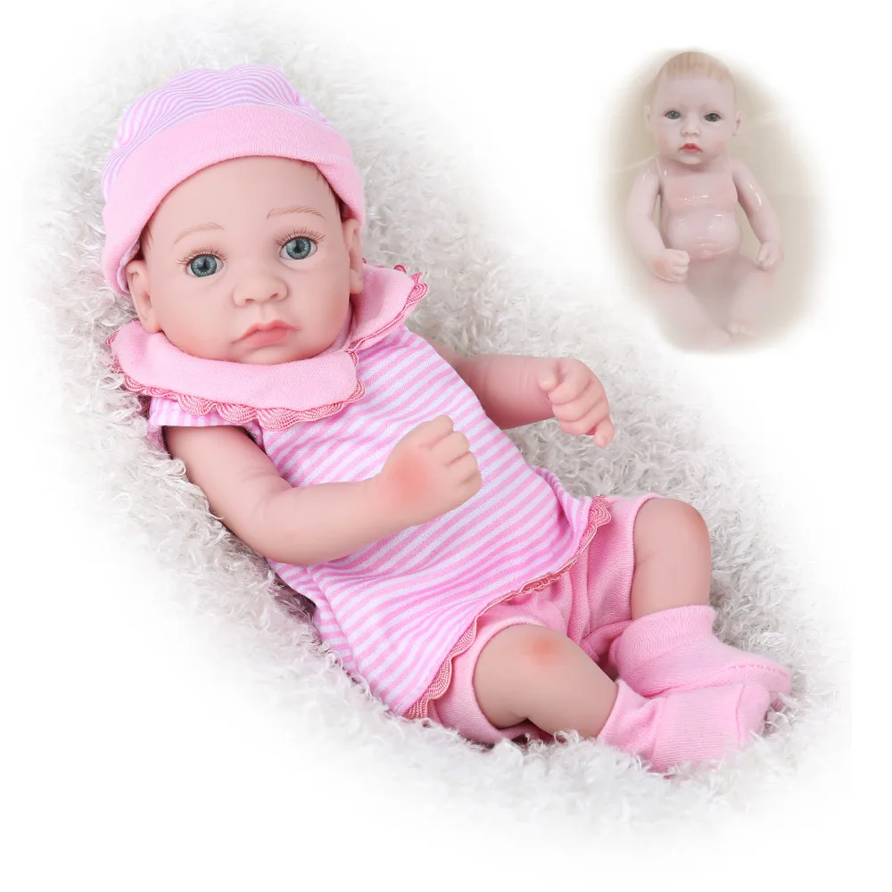 Горячая Распродажа мягкие куклы Новорожденные очаровательные 10 дюймовые Мини 25