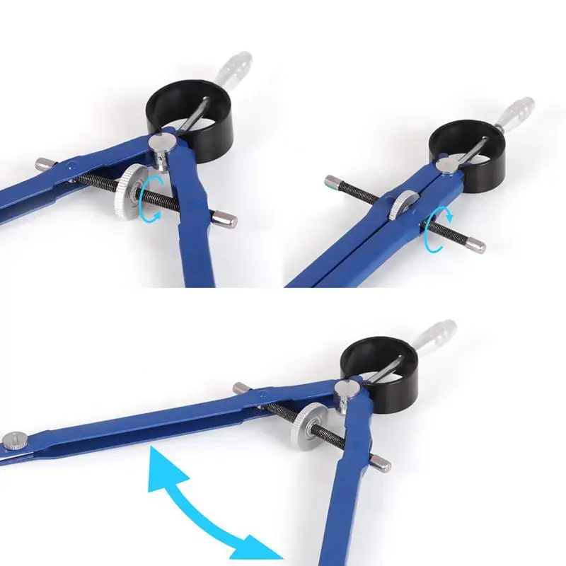 Профессиональный компас набор геометрии компаса с замком точный и