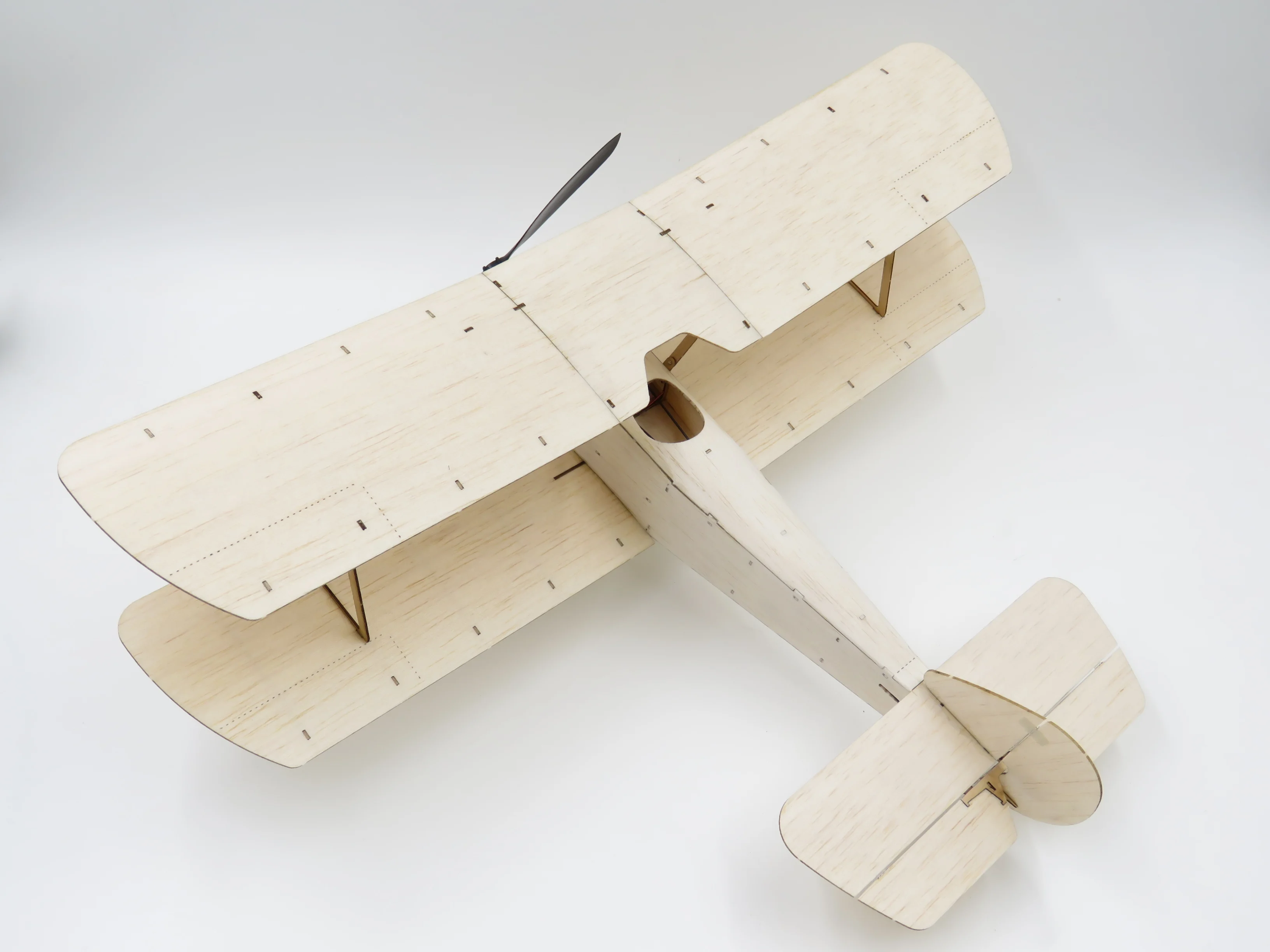 K6 RC Plane Micro Mini Sopwith Pup Balsa Wood 378mm Wingspan Biplane Warbird Aircraft Kit with Brushless Power System | Игрушки и хобби
