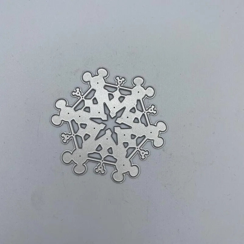 Пентаграмма снежинки металлический Трафаретный вырубной штамп Трафареты набор