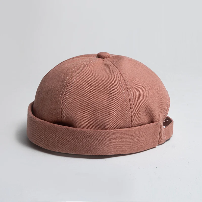 

Fashion Hip Hop Beanie Hat Skullcap Sailor Cap Short Melon Skin Beanies Autumn Winter Solid Color Casual Beanie Hat