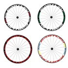 Колесные обода для горного велосипеда, 26275 дюйма, 1 сторона, многоцветные, отражательные переводные наклейки