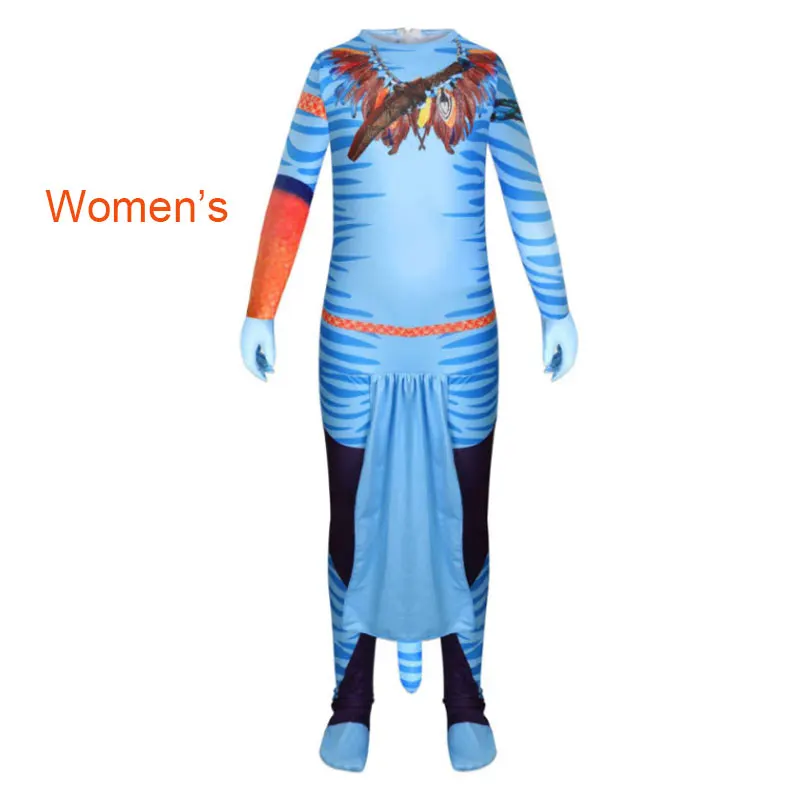 2020 Аватар 2 Косплей Костюм для взрослых и детей Zentai Боди Комбинезоны с героями