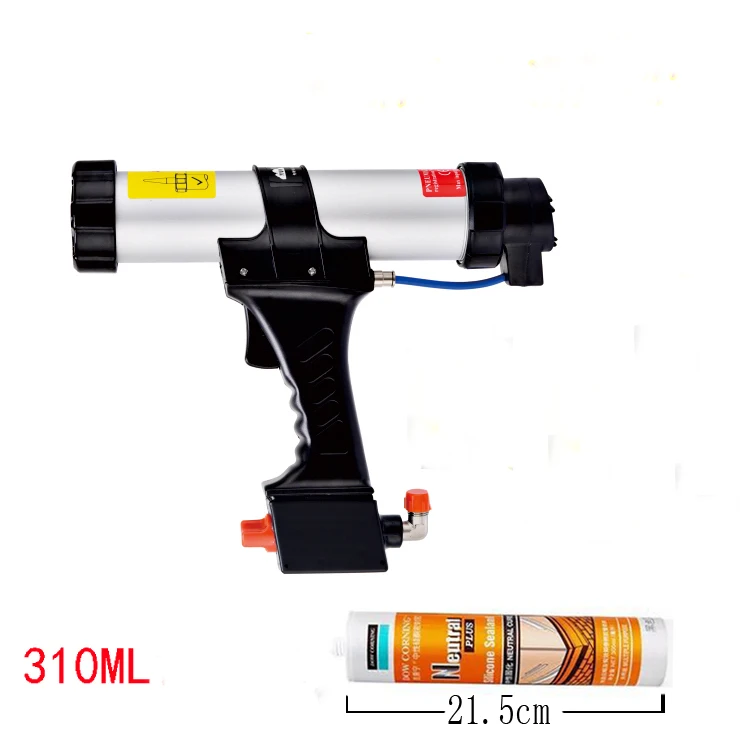 New Arrival 310ML pneumatic air glass glue guns hard pipe Caulking Gun Glass Glue tool | Pneumatic Tools
