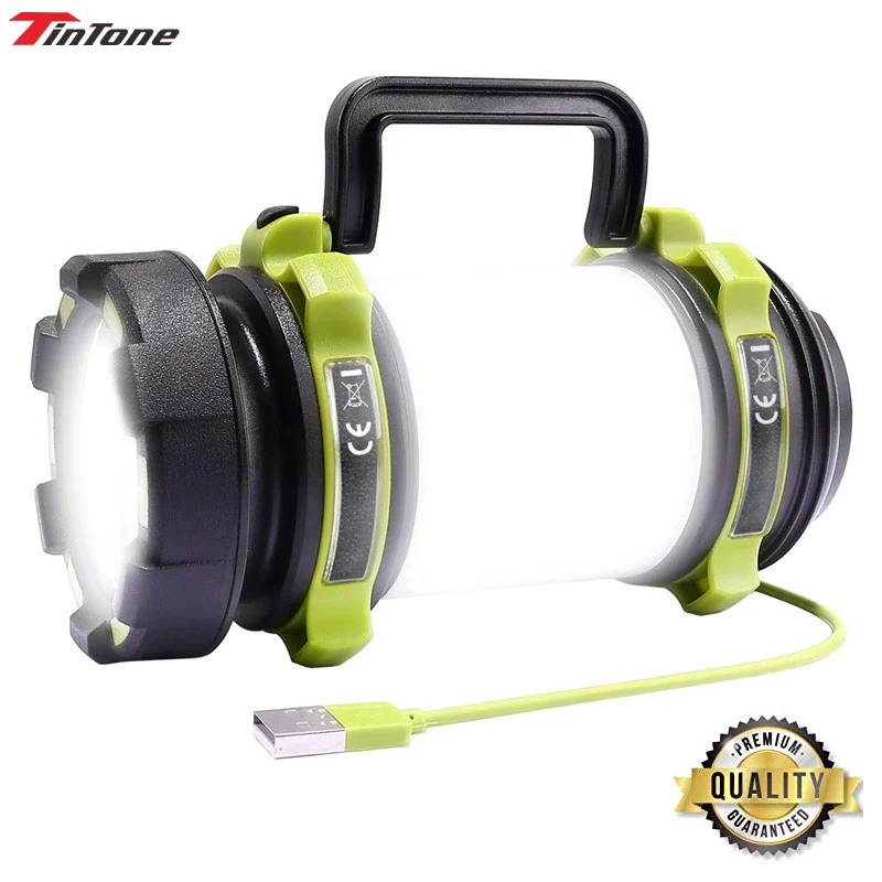 

8000LM LED Camping Lantern USB Rechargeable for Hurricane Emergency Hiking Fishing built-in Batteries Flashlight