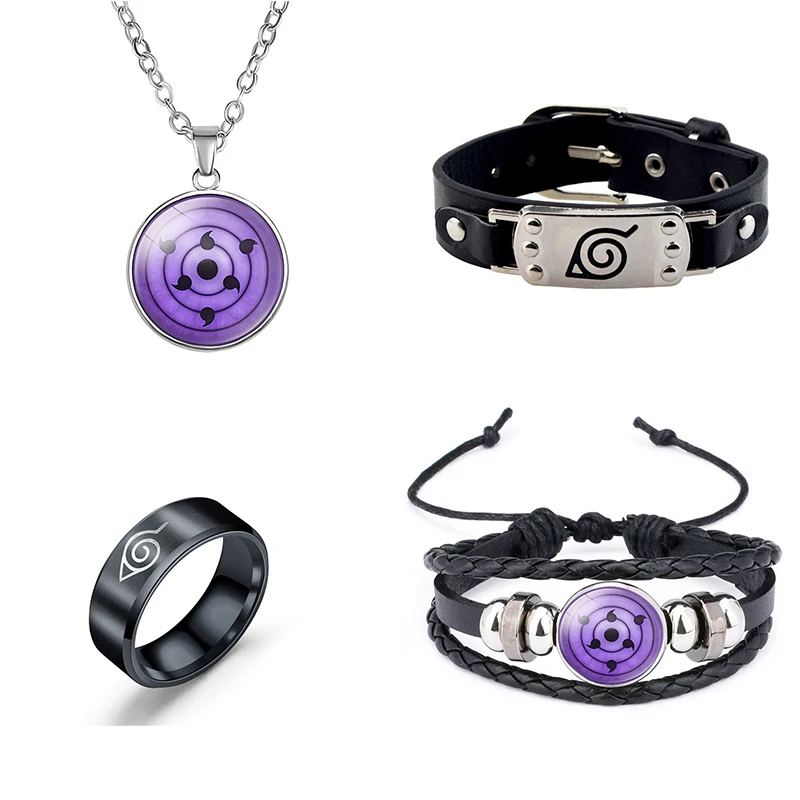 Аксессуары для косплея аниме Какаси Акацуки 4 шт./компл. реквизит Итачи кольцо