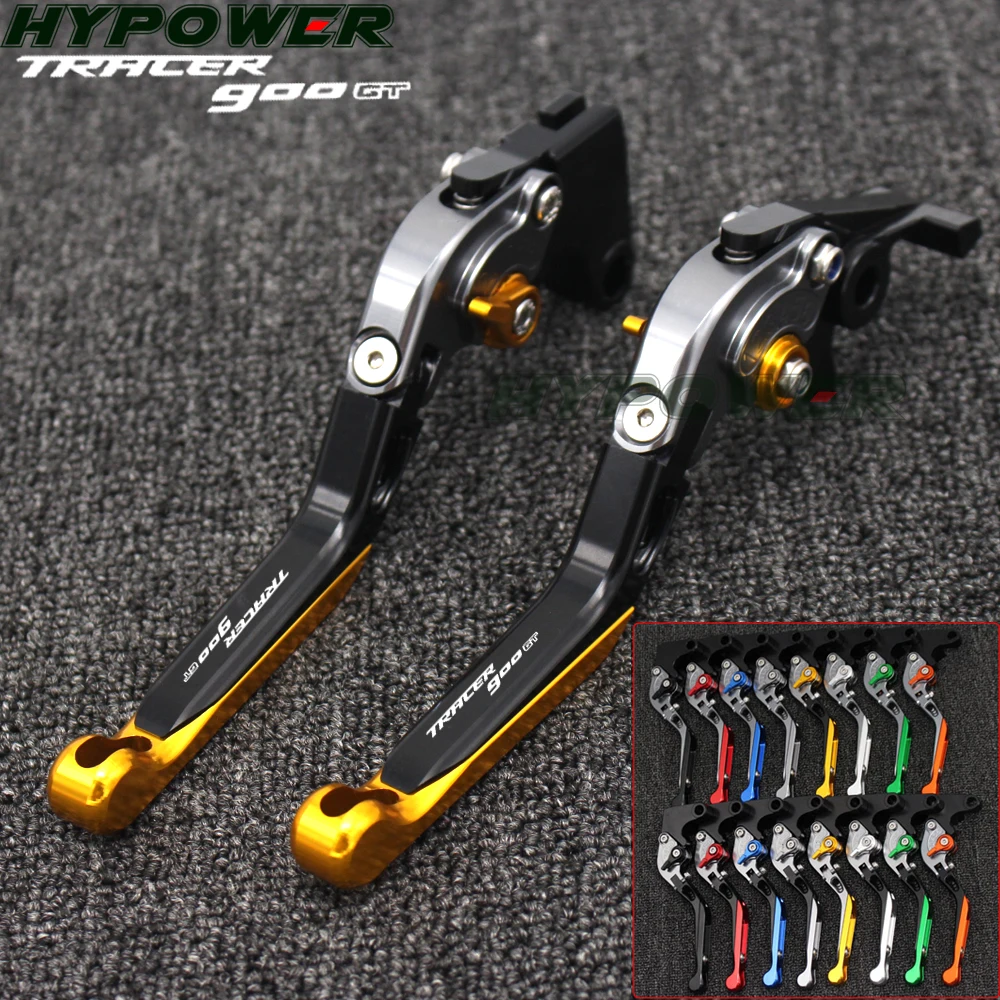 

For YAMAHA TRACER 900 GT TRACER900/GT 2018-2019 CNC Full Black Adjustable Folding Extendable Motorcycle Brake Clutch Levers