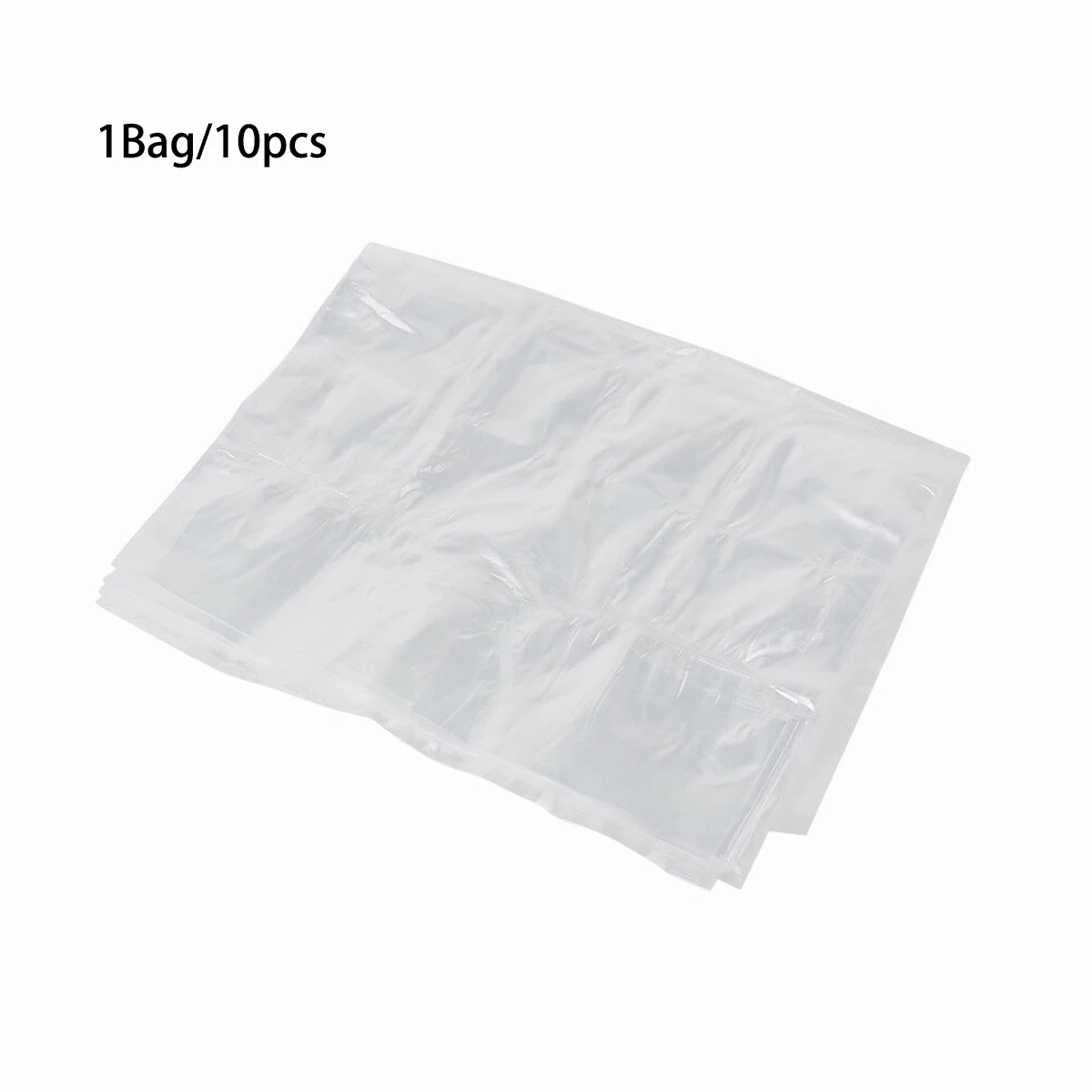 

10PCS Ice Cube Bag Clear Disposable Bag Ice Freezer Party Ice Cubes Pocket [3]