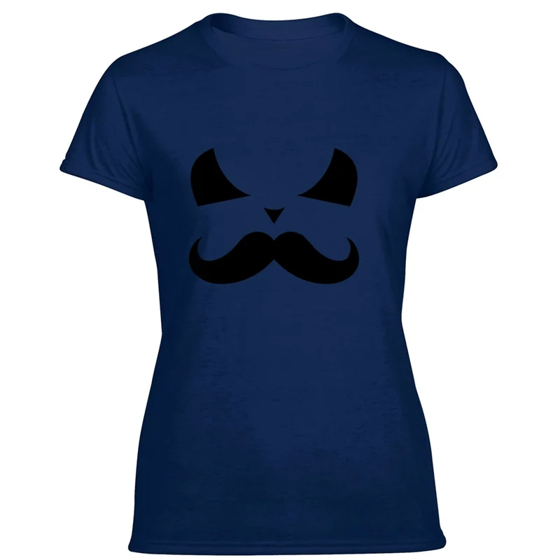 

Funny Bad Face With Moustache T-Shirt For Men Leisure Tee Shirt Man Short-Sleeve Natural Hiphop Tops