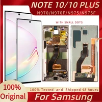 original amoled for samsung galaxy note 10 n970 lcd touch screen digitizer note 10 plus n975f lcd display assembly with spots