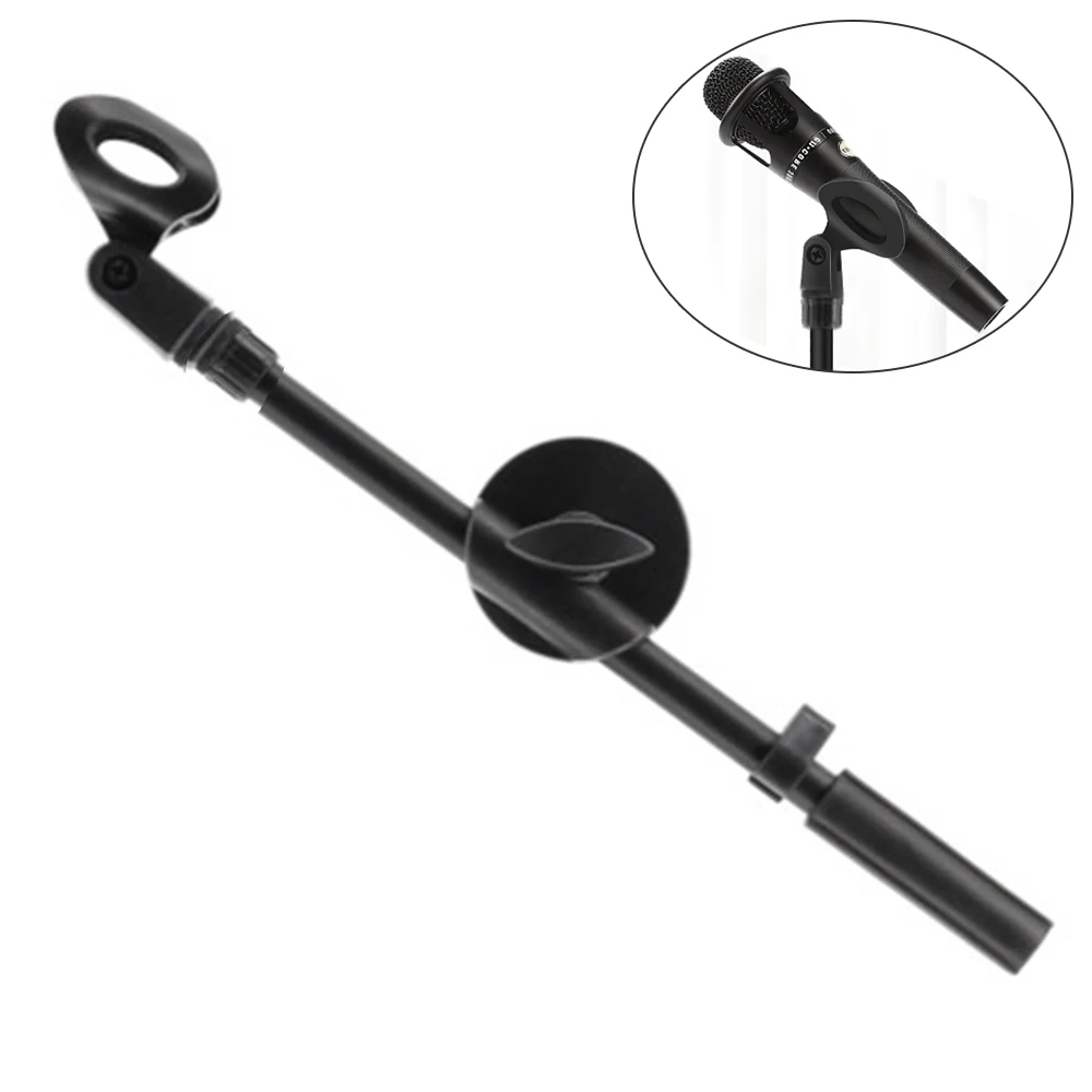 

Microphone Crossbar Stand Tripod Pole 360 Rotation 3/8 Screw Holde Microphone Bracket Accessorries for Photograph Live telecast