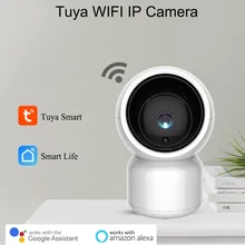1080P HD IP Camera Tuya Smart Wireless WiFi Camera Indoor Security Surveillance CCTV Cameras PTZ support Alexa Google Monitoring