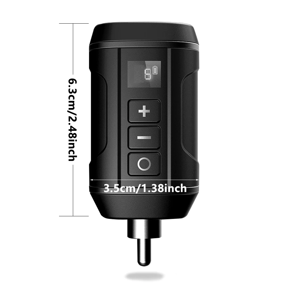 

XNET G3 Portable Wireless Tattoo Battery Power Supply RCA DC AUDIO Connector Travel Fast Chargering for Rotary Tattoo Machine