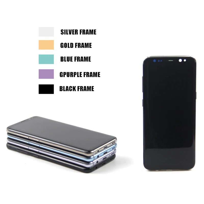 Оригинальный сенсорный ЖК-экран AMOLED After Market S8 с рамкой для SAMSUNG Galaxy G950 G950F |