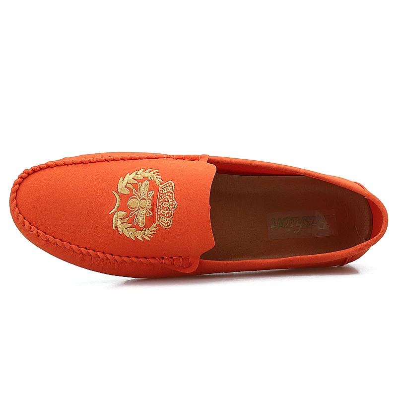 Мужская повседневная обувь Роскошная брендовая замшевая дышащая Нескользящая